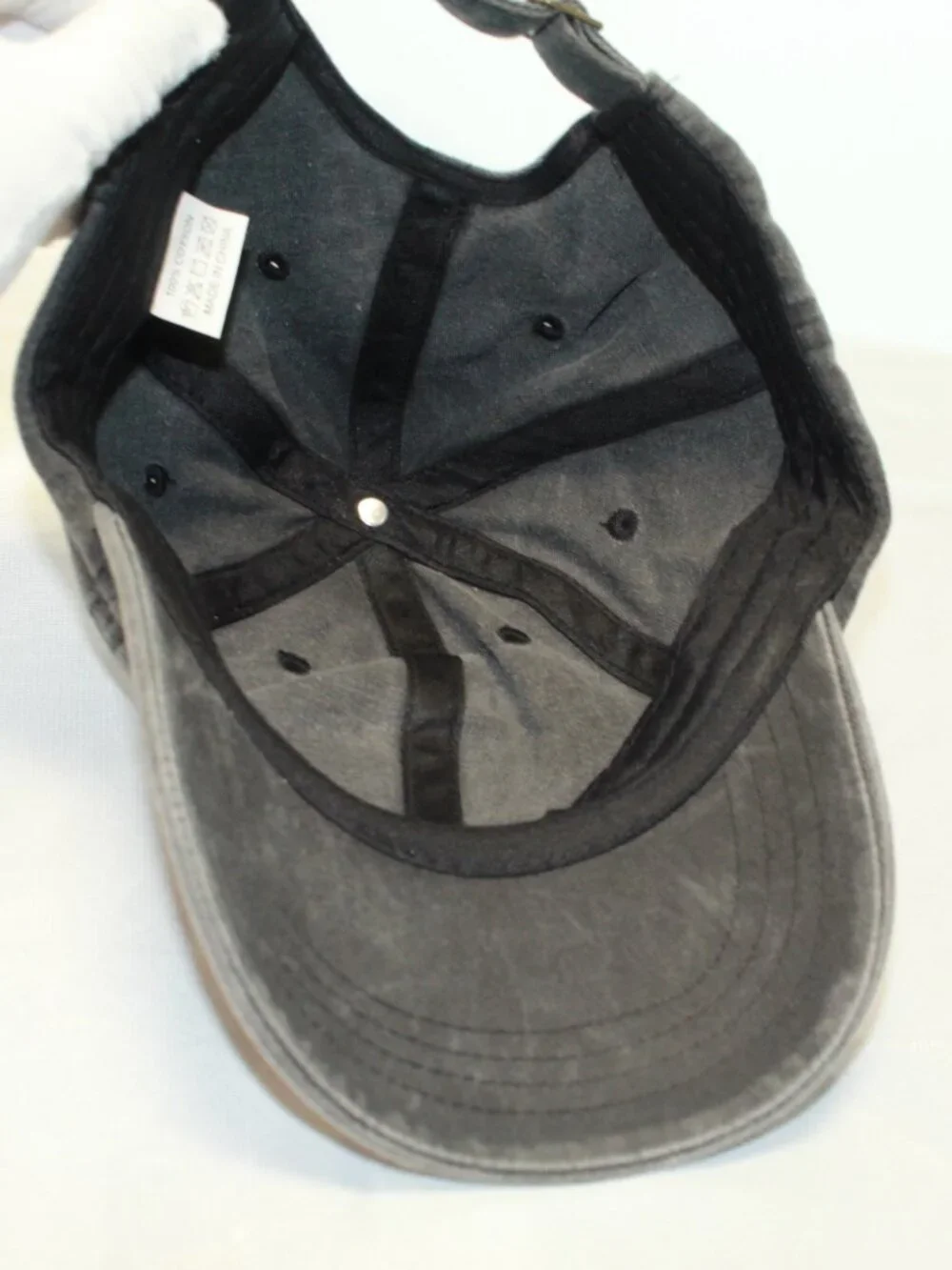 Survivor Distressed Black 100% Cotton Baseball Hat - Outwit-Outplay-Outlast